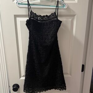 Only Black Lace Mini Dress